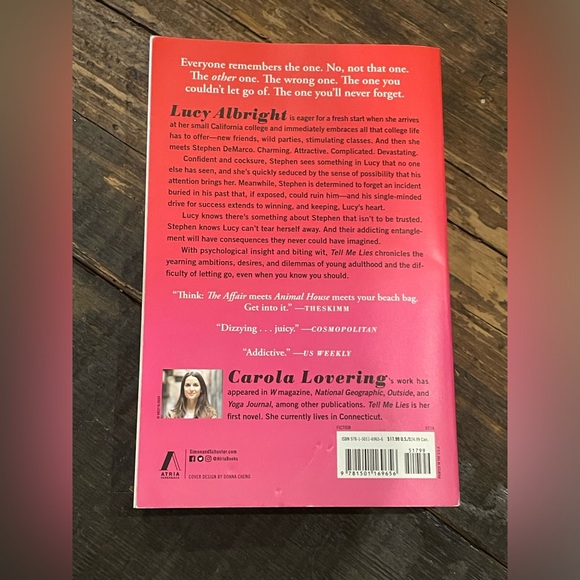 TELL ME LIES Paperback Book By Carola Lovering - Picture 2 of 5
